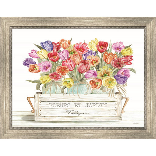 Tulip Trio by Cindy Jacobs, Framed Art