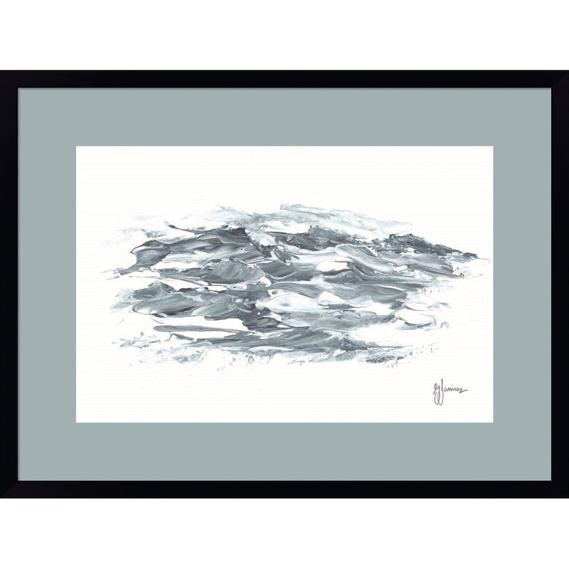 Turbulent Waters I by Georgia Janisse, Framed Art