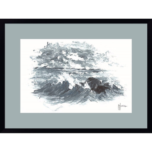 Crashing Waves by Georgia Janisse, Framed Art
