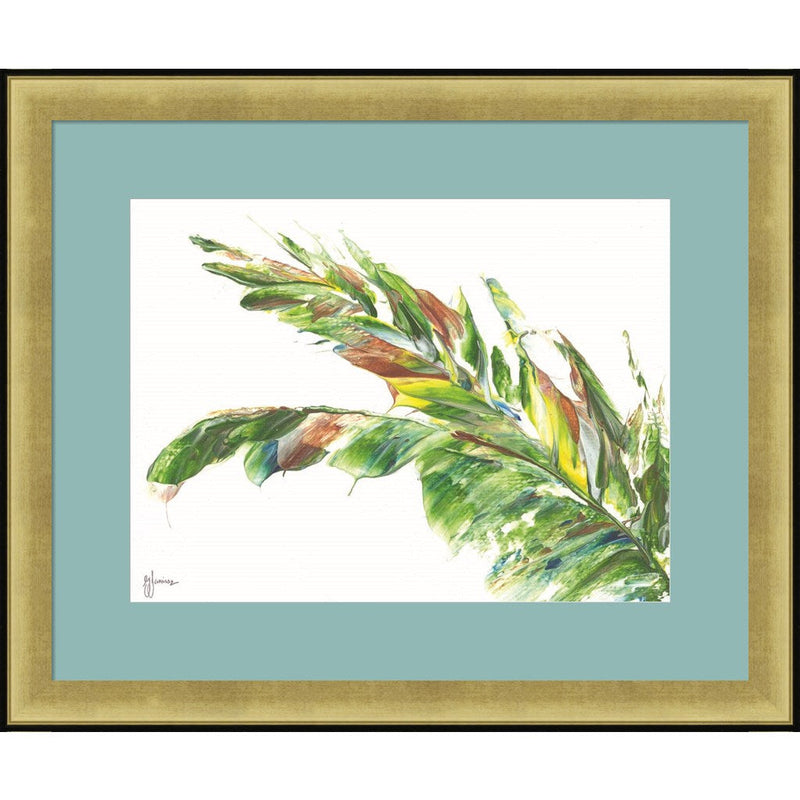Palm Leaves Vivid by Georgia Janisse, Framed Art