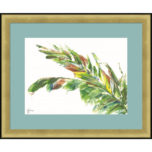 Palm Leaves Vivid by Georgia Janisse, Framed Art