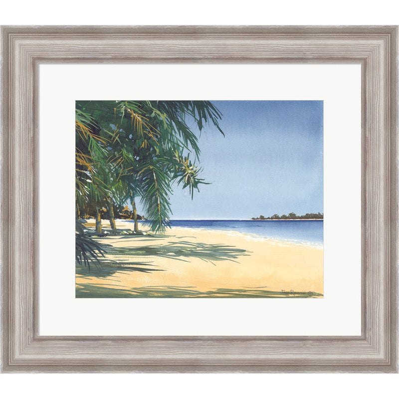 Tropic Solitude by John Rossini, Framed Art