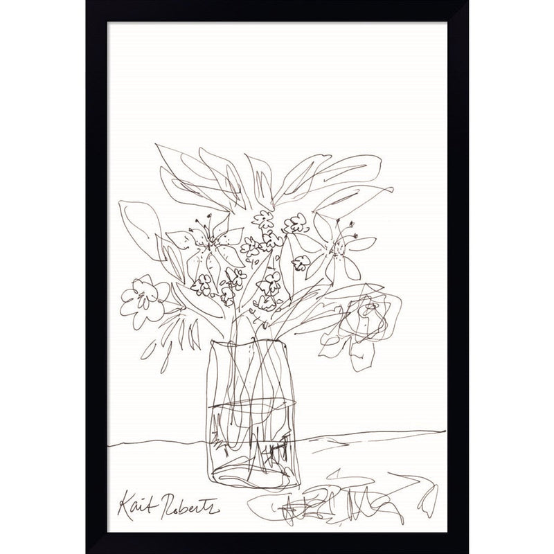 Spring Garden Blooms for You by Kait Roberts, Framed Art