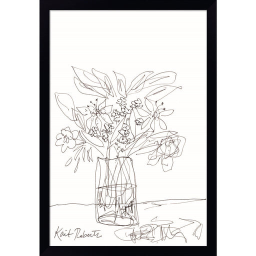Spring Garden Blooms for You by Kait Roberts, Framed Art