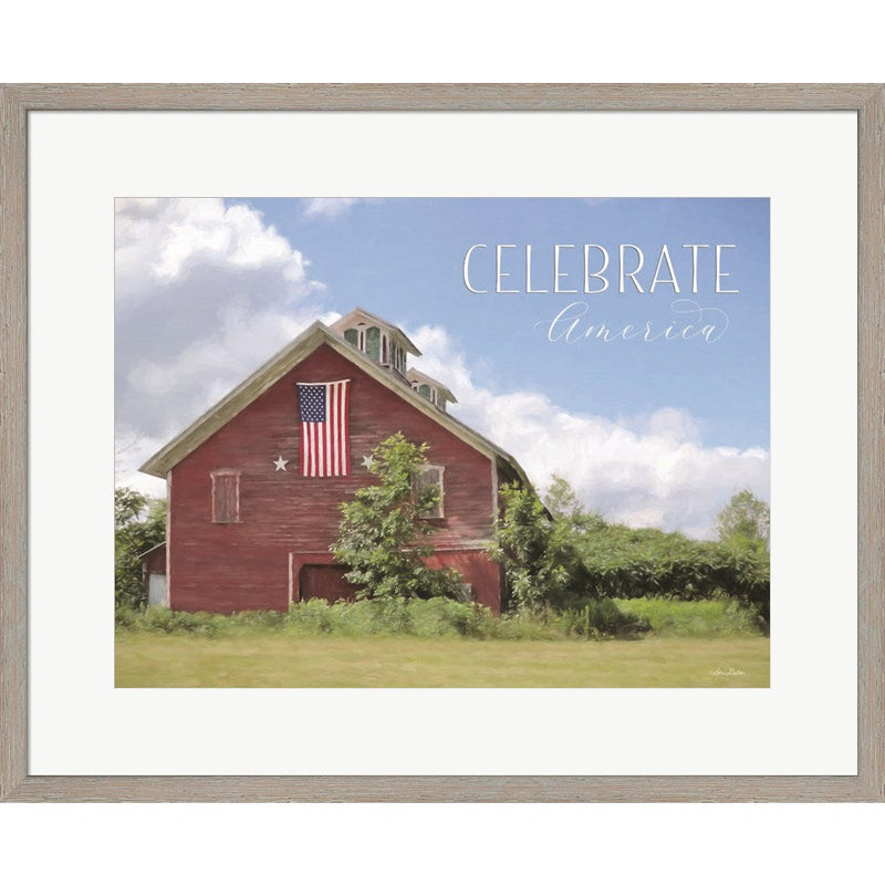 Celebrate America by Lori Deiter, Framed Art