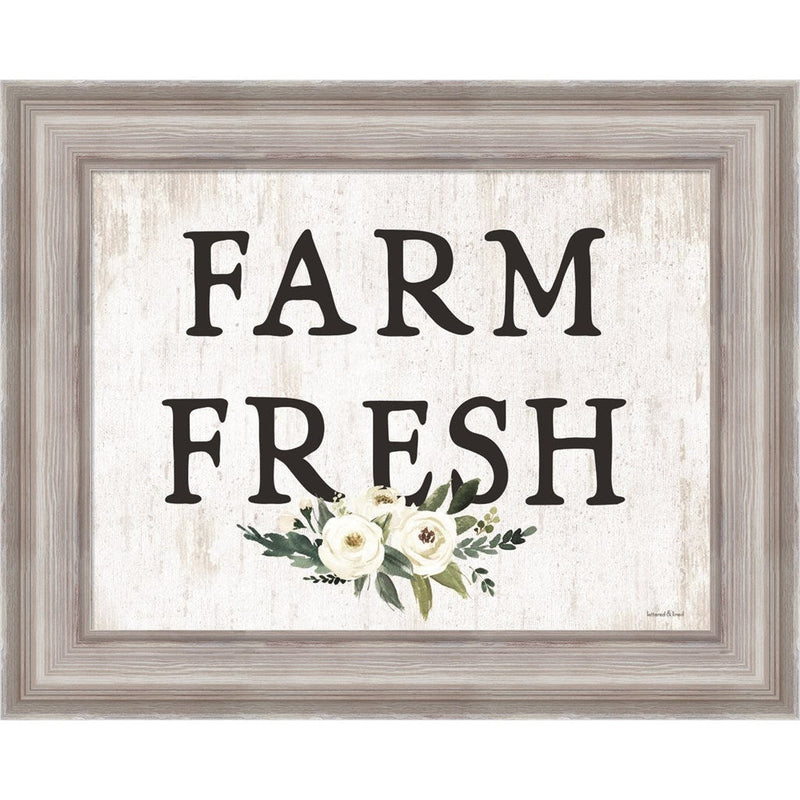 Farm Fresh by Lettered & Lined, Framed Art