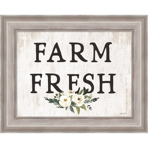 Farm Fresh by Lettered & Lined, Framed Art