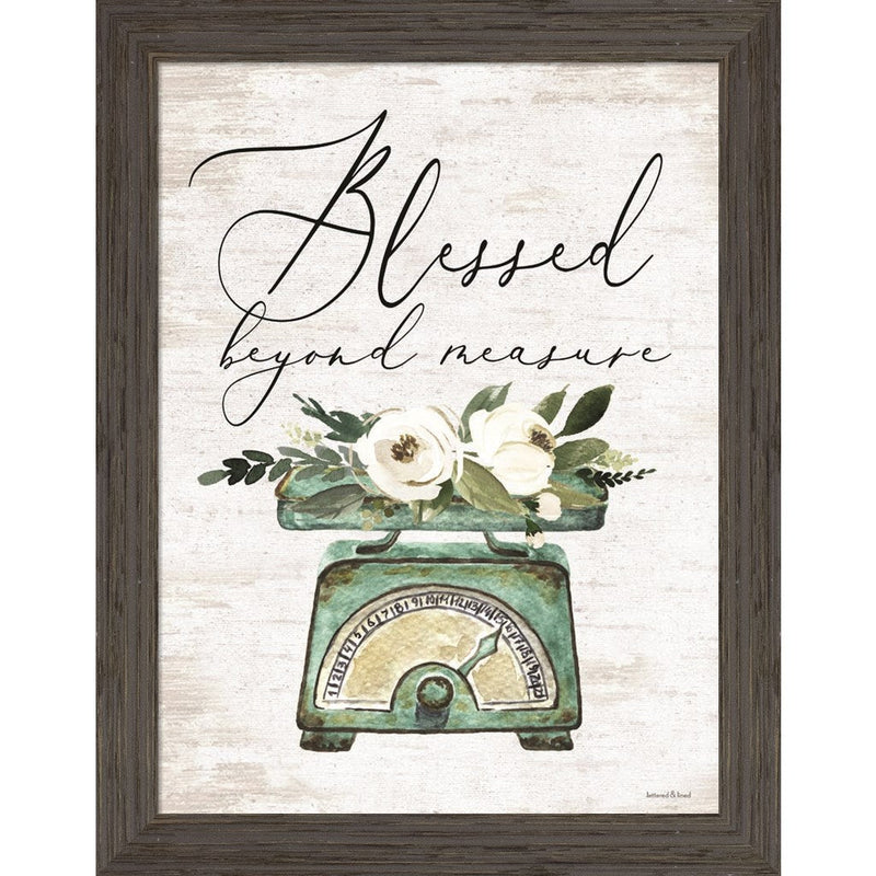 Blessed Beyond Measure by Lettered & Lined, Framed Art