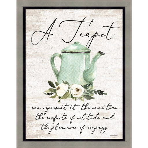 A Teapot by Lettered & Lined, Framed Art