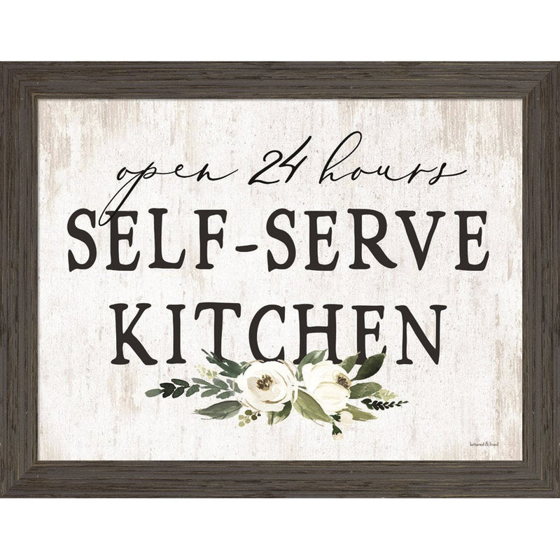 Self-Serve Kitchen by Lettered & Lined, Framed Art