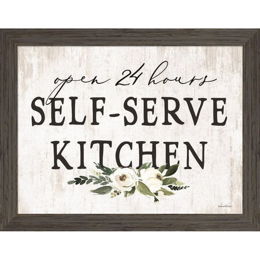 Self-Serve Kitchen by Lettered & Lined, Framed Art