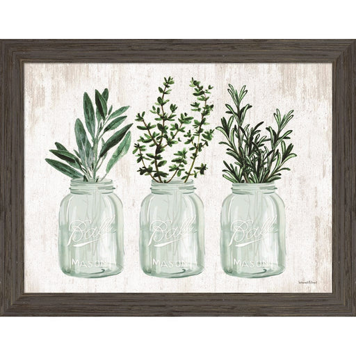 Herb Trio by Lettered & Lined, Framed Art