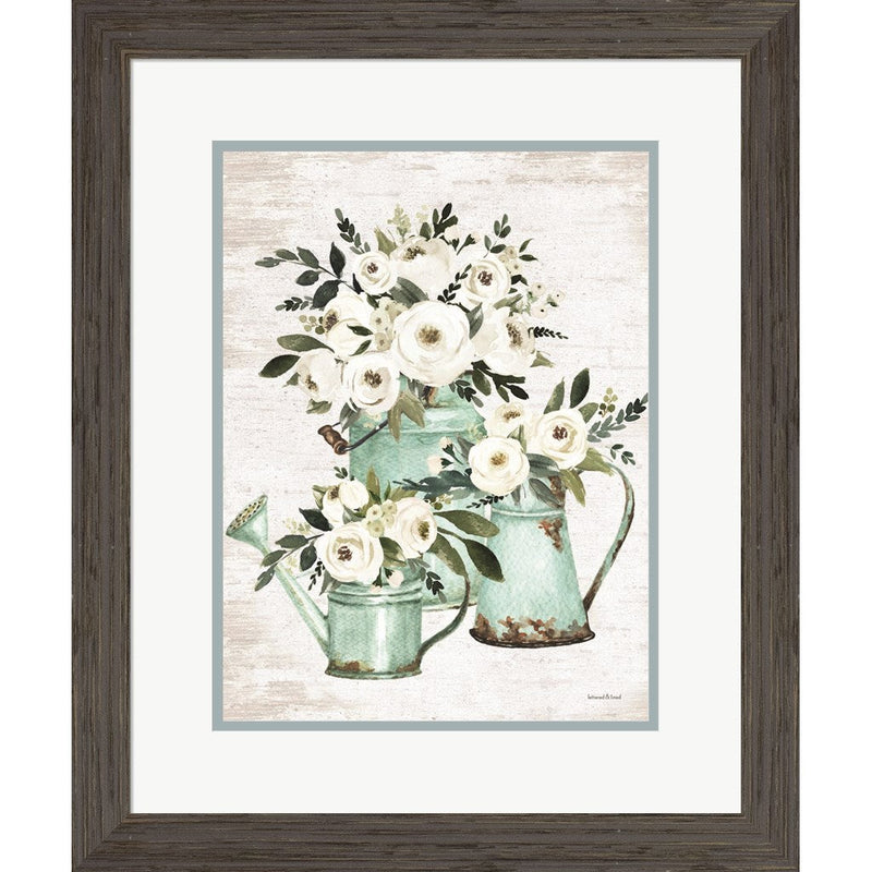 Charming Flowers by Lettered & Lined, Framed Art