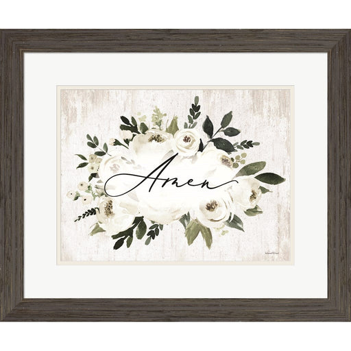 Amen by Lettered & Lined, Framed Art