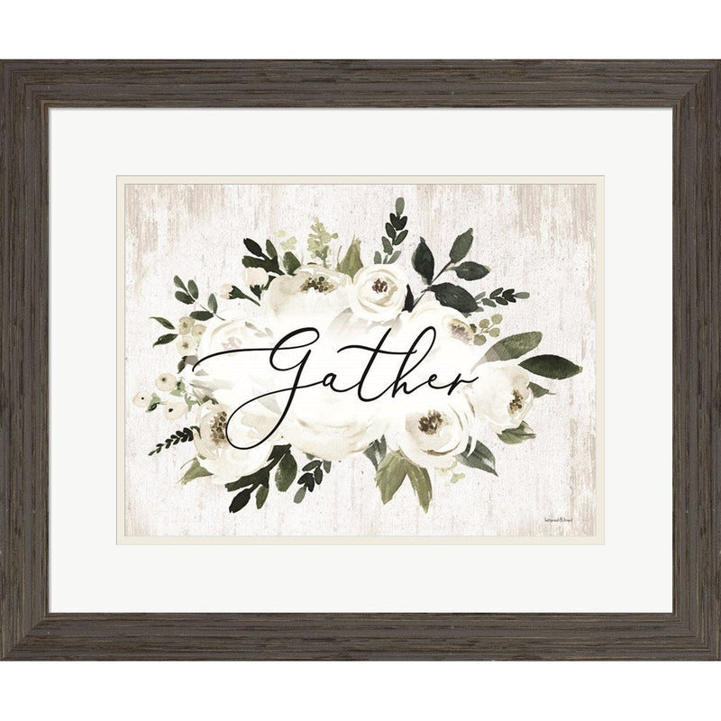 Gather by Lettered & Lined, Framed Art