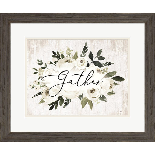 Gather by Lettered & Lined, Framed Art
