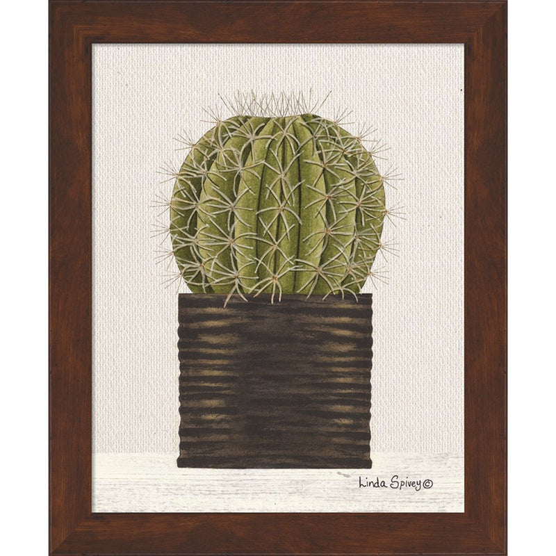 Potted Cactus by Linda Spivey, Framed Art
