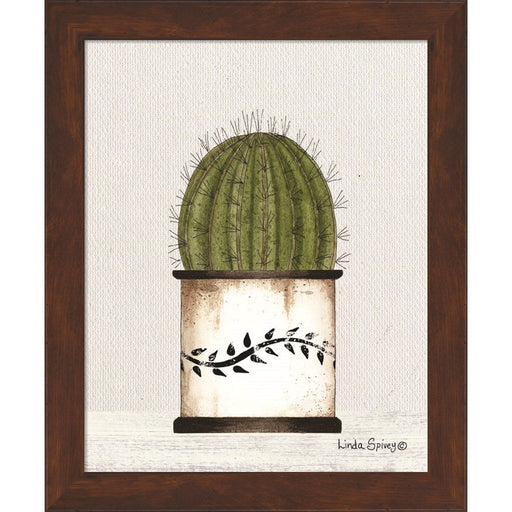 Round Cactus by Linda Spivey, Framed Art