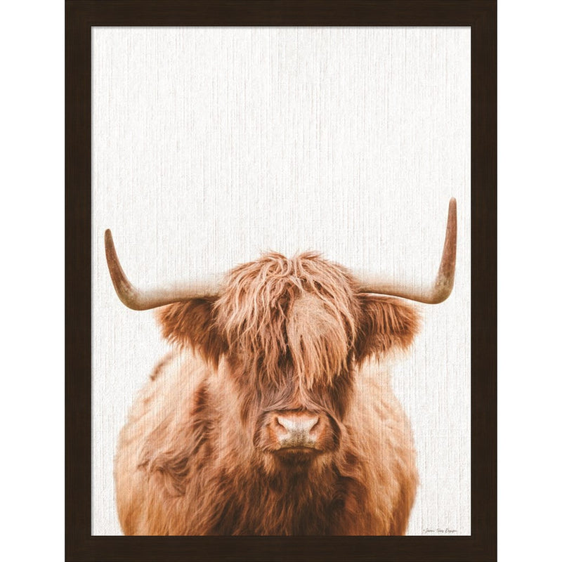 Cow Portrait by Seven Trees Design, Framed Art