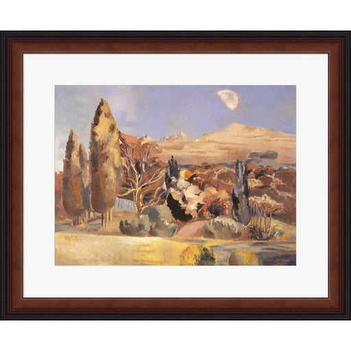 Daytime Moon by Seven Trees Design, Framed Art