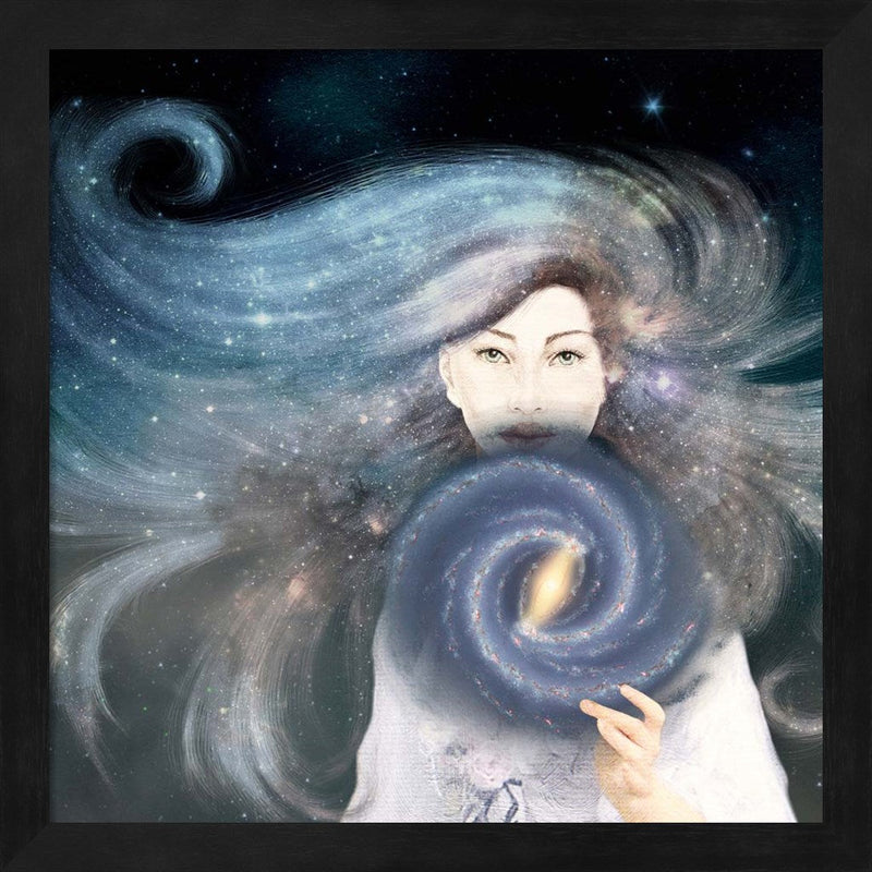 My Secret Universe by Paula Belle Flores, Framed Art