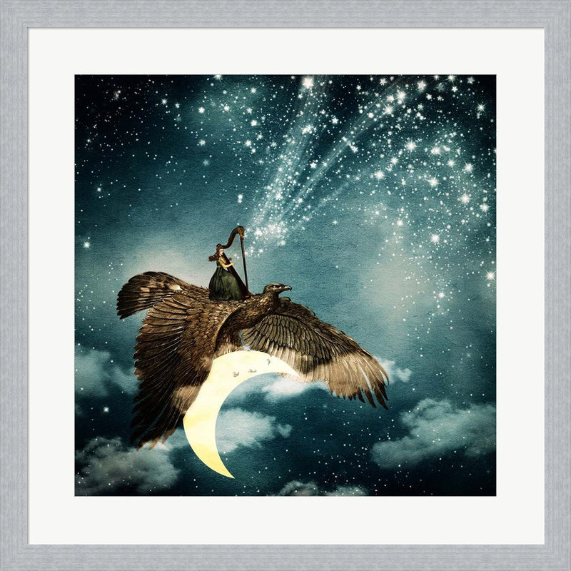 The Night Goddess by Paula Belle Flores, Framed Art