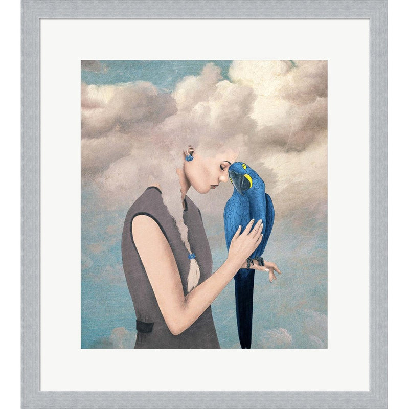 You Are Safe With Me by Paula Belle Flores, Framed Art