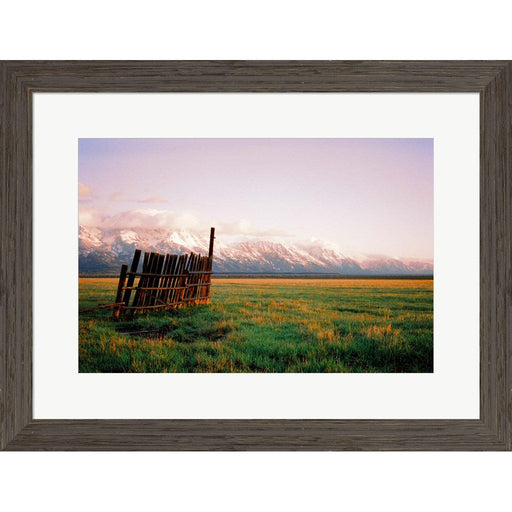Fence In Jackson by Sol Rapson, Framed Art