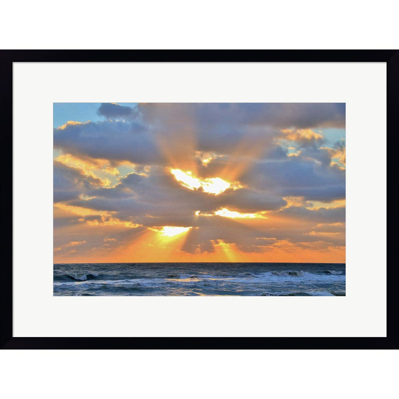 Sunrise Drama by Jack Reed, Framed Art
