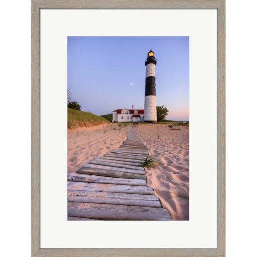 Big Sable Point Lighthouse by Adam Romanowicz, Framed Art