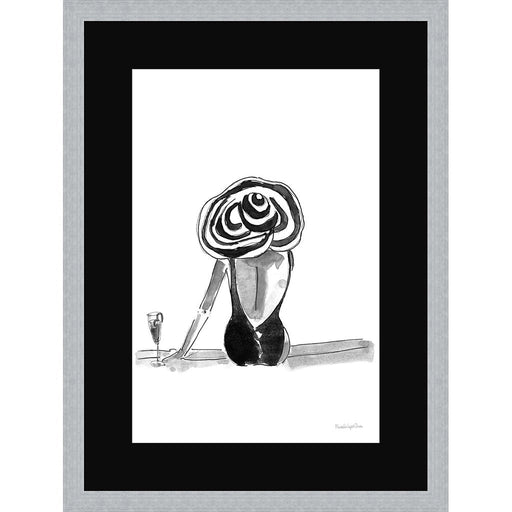 By the Pool by Mercedes Lopez Charro, Framed Art