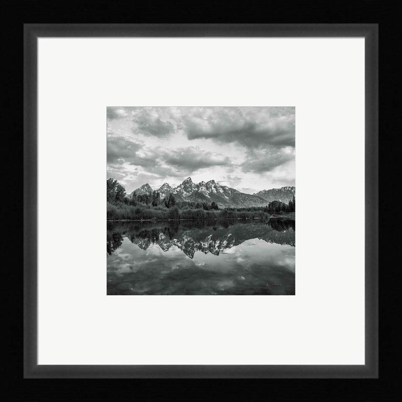 Scenic Landscape II BW by Andre Eichman, Framed Art