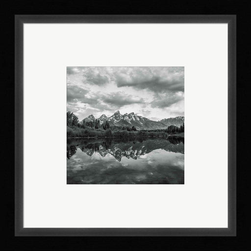 Scenic Landscape II BW by Andre Eichman, Framed Art
