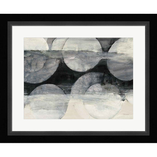 Eclipse Neutral Horizontal Crop by Albena Hristova, Framed Art