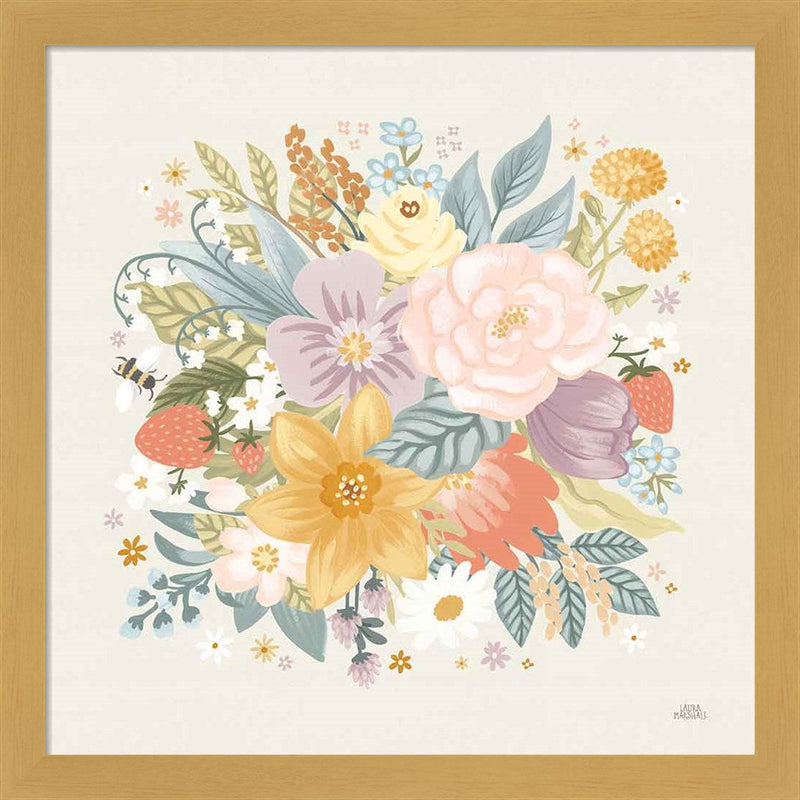 Spring Garden VI by Laura Marshall, Framed Art