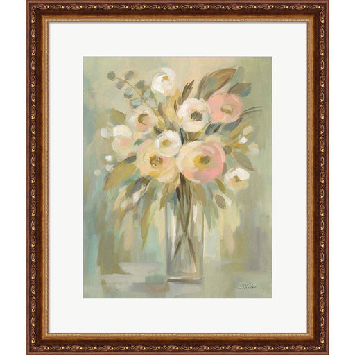 Painterly Strokes Floral by Silvia Vassileva, Framed Art