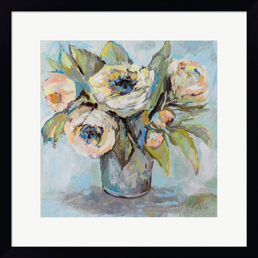 Soft Blooms by Jeanette Vertentes, Framed Art