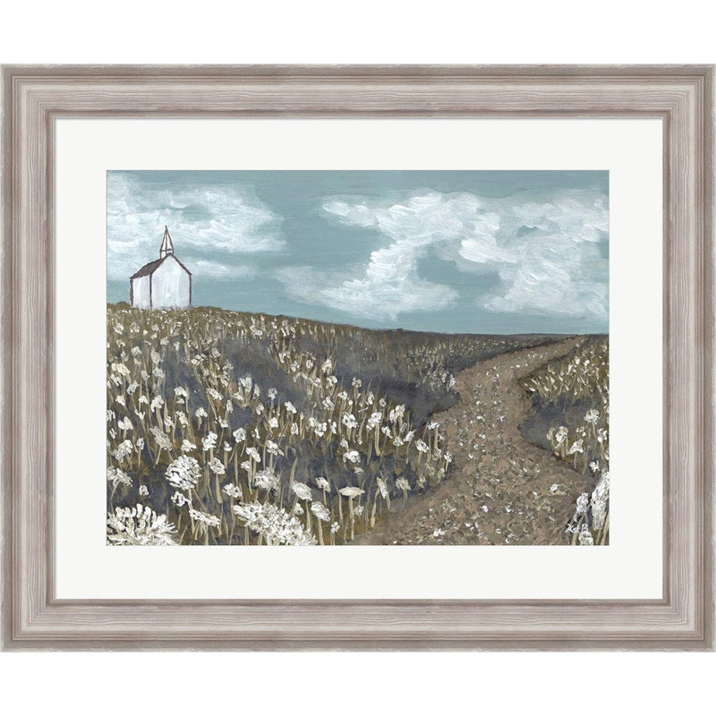 Church on the Hill by Kathleen Bryan, Framed Art