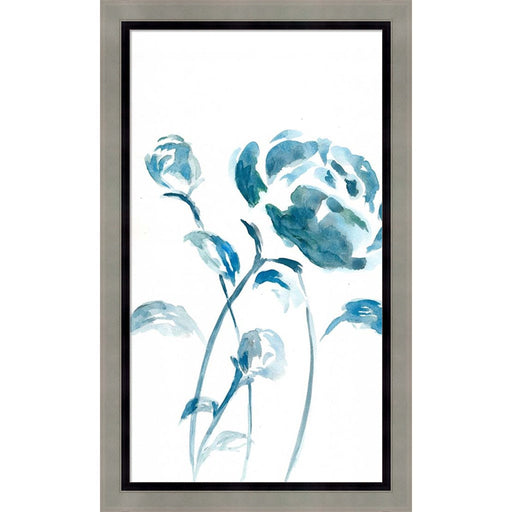 Blue Peonies II by Marcy Chapman, Framed Art