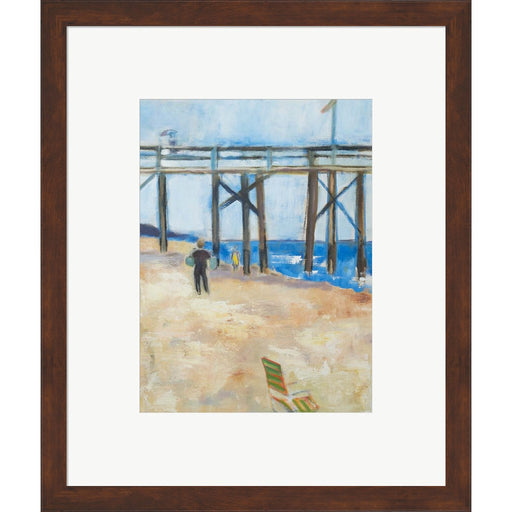 Under the Pier by Susanne Marie, Framed Art