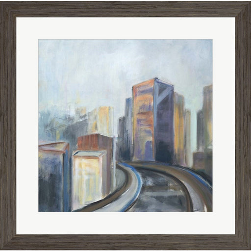 Over the Tracks by Susanne Marie, Framed Art