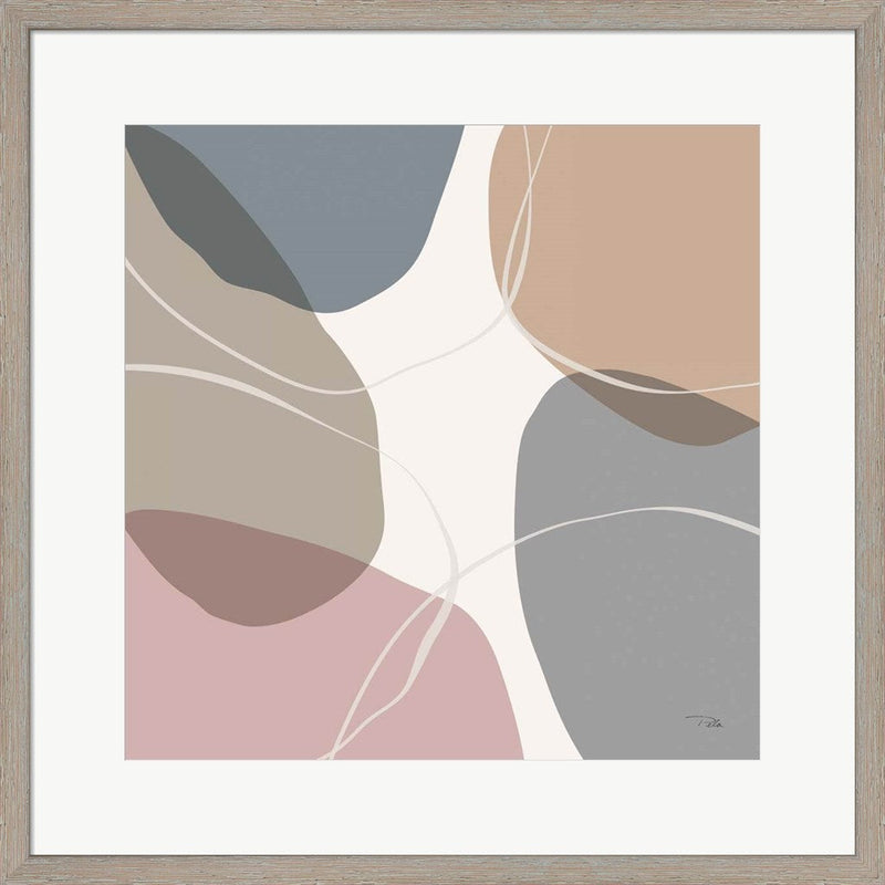 Down to Earth dusty V by Pela, Framed Art