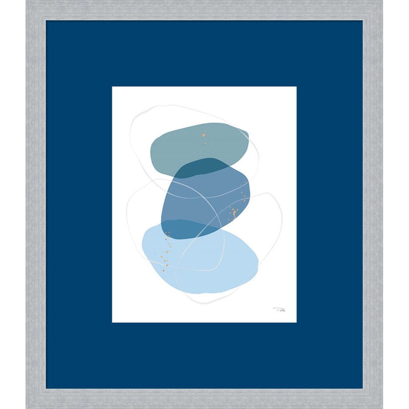 Organic Circles II by Pela, Framed Art