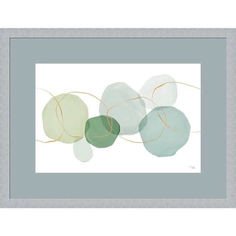 Pastel Circles I by Pela, Framed Art