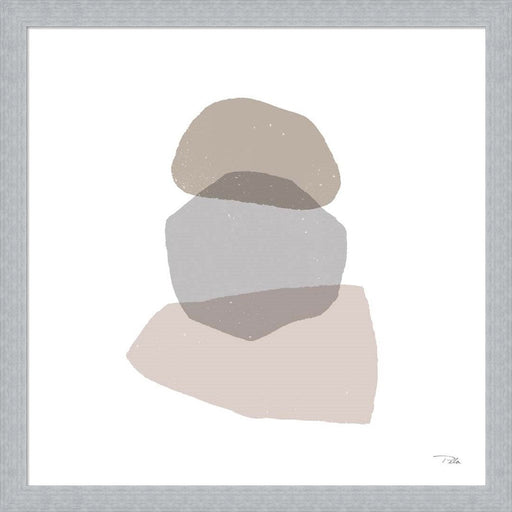 Pieces by Pieces Neutral II by Pela, Framed Art