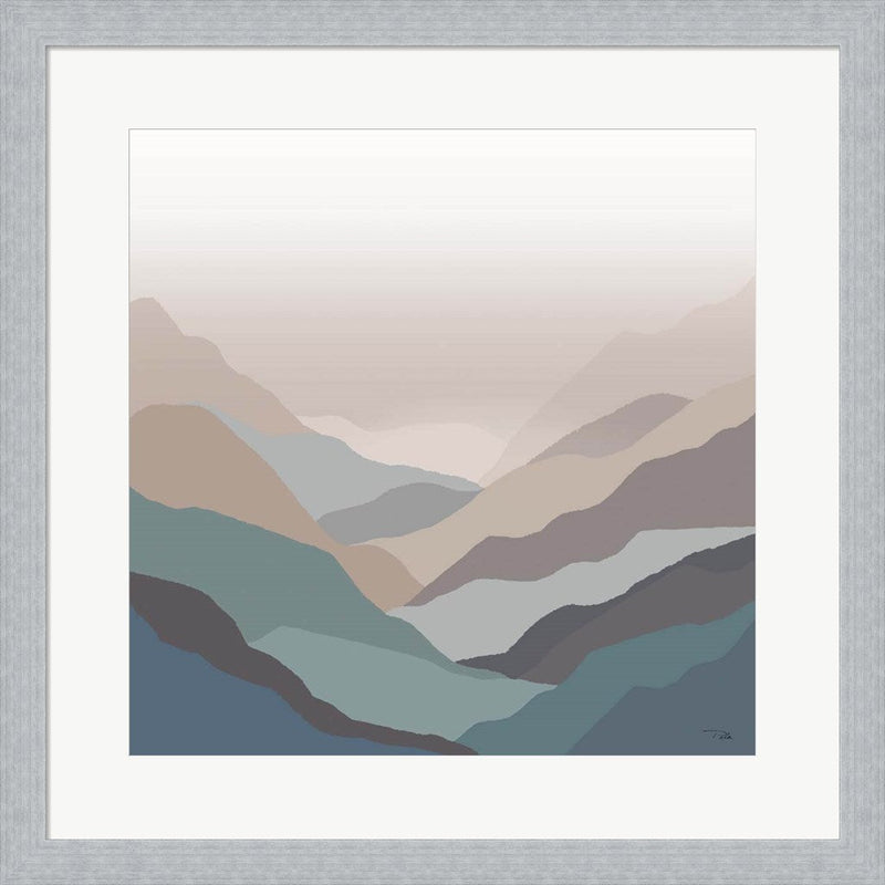 Mountain Valley by Pela, Framed Art