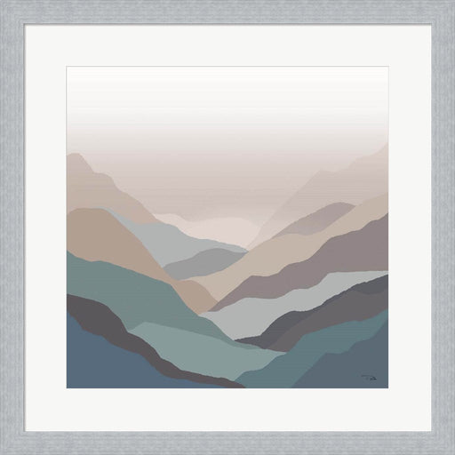 Mountain Valley by Pela, Framed Art