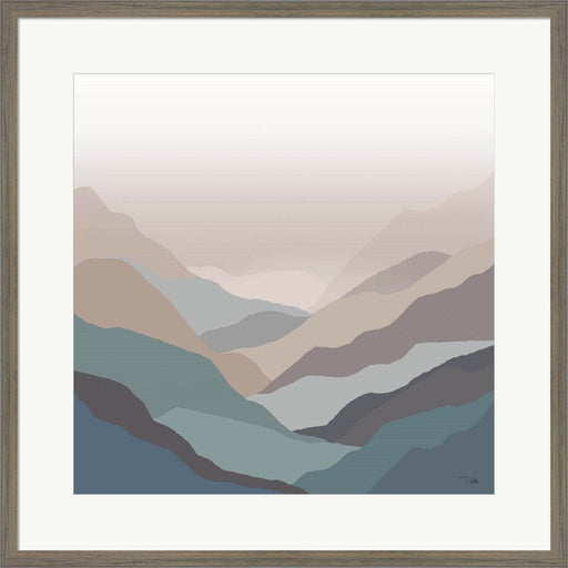 Mountain Valley by Pela, Framed Art