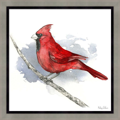 Birds & Branches I-Cardinal by Kelsey Wilson, Framed Art