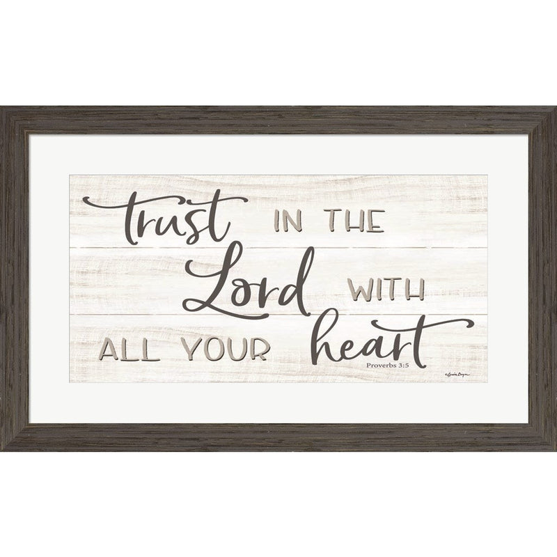 Trust in the Lord by Susie Boyer, Framed Art